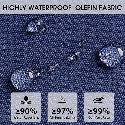 Rocking Chair Cushions with Pillow, Waterproof and Fade-Resistant Thicken - Image 3