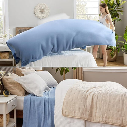 Bedsure GentleSoft 100% Cotton Blanket King Size - Image 4