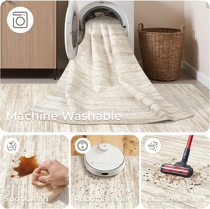 2x8 Runner Rug Non Slip, Washable Hallway Runner Rug, Nursery Room, Soft Runner - Image 8