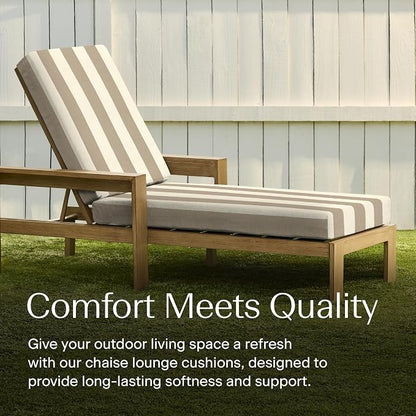 Honeycomb Outdoor Chaise Lounge Cushion - Image 3