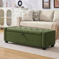 Huatean Home 48" Ottoman with Storage, Storage Ottoman Bench with Safety Hinge by huateanhome