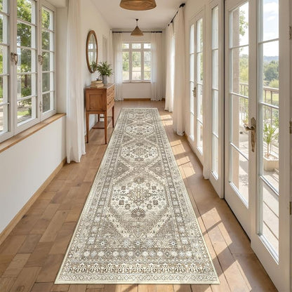 Runner Rug 2x10, Vintage Washable Rugs - Image 3