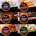 Brooklyn Beans Flavored Coffee Pods Assorted Gourmet Variety Pack, Compatible with 2.0 Keurig K Cup Brewers, 40 Count