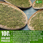 FreshDrinkUS, Premium 40 Rosemary Leaf Tea Bags, 100% Natural and Pure Rosemary Dried Leaves, Pure Rosemary Herbal Tea, No Additives, No Caffeine, No Gluten, Vegan.
