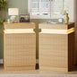 Xixini Fluted Nightstand Set of 2, Night Stand by Xixini