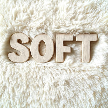 OLANLY 6x6 Area Rugs for Living Room Bedroom, Machine Washable Soft Fluffy - Image 9