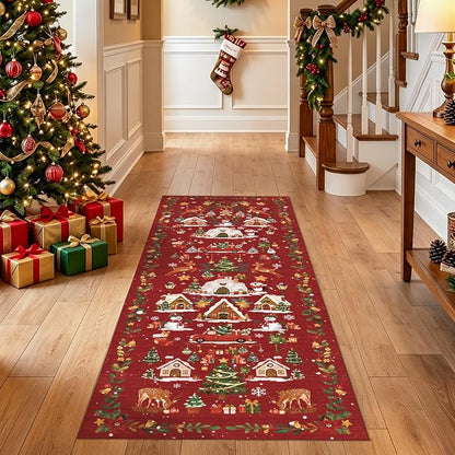 Christmas Runner Rug 2x5 for Hallway - Image 9