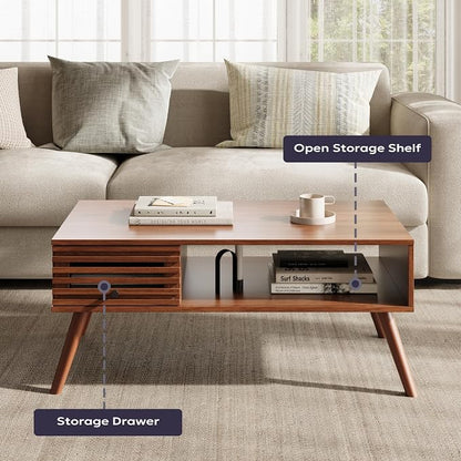 Furnify Mid Century Modern Coffee Table, CoffeeTable - Image 4
