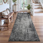 2x7 Black Rug Runners for Hallways Kitchen Runner Rug Non Slip Washable Black by OmpaaHomeDecor