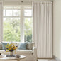 Ivory Cream Linen Blackout Curtains 112 Inches Long by Twodrapes