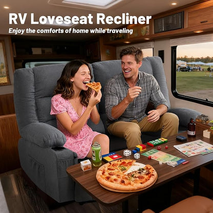 Loveseat Recliner Sofa, Big Large Reclining Sofa - Image 5