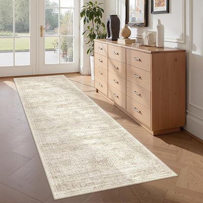 2x6 Runner Rug Non Slip, Washable Hallway Runner Rug, Nursery Room, Soft Runner by Restydon