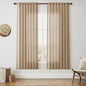 Sand Beige Curtains 72 Inch Length by Nanspring