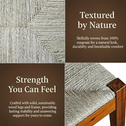 Solid Wood Acacia Indoor Bench - Image 3