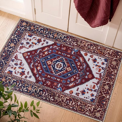 SERISSA 2x3 Washable Non Slip Boho Small Area Rug by SERISSAHomeDecorCollection