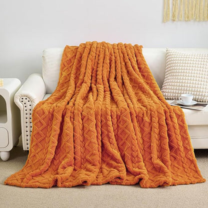 Aganear Fleece Throw Blanket for Bed Couch, Fall Boho Blanket, Warm Gift for - Image 4