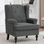 Accent Chair for Living Room, Mid Century Modern Upholstered Armchair, Wingback by choairy