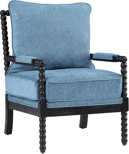 DUHOME Linen Fabric Spindle Accent Chair - Image 9