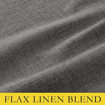 NICETOWN 100% Blackout Grizzle Gray Curtains 90 inches Long - Image 9