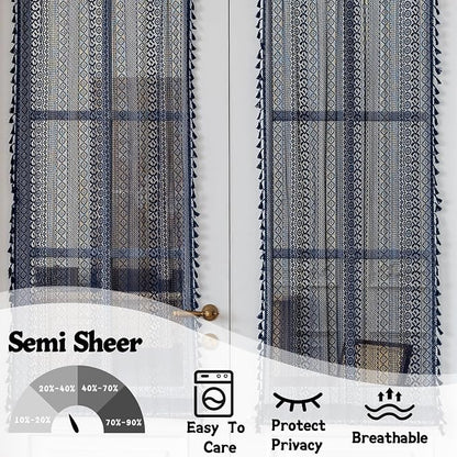 Sutuo Home French Door Curtains Set of 2 - Image 3