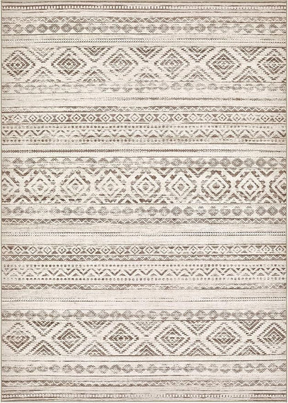cotiled Boho 5x8 Area Rugs for Living Room: Soft Moroccan Washable Rug | Solve - Image 10