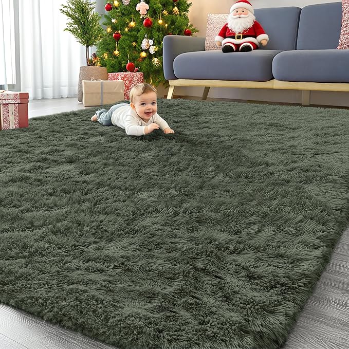 OLANLY 9x12 Machine Washable Large Area Rugs by OLANLY