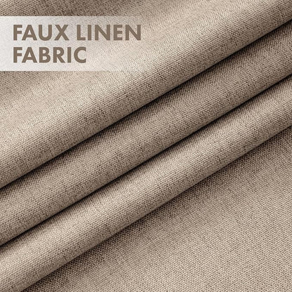 MIULEE 100% Blackout Linen Curtains - Image 3