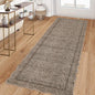 GarveeHome Scalloped Washable Runner Rug 2x6 Non Slip Kitchen Rug, Taupe | by GarveeHome