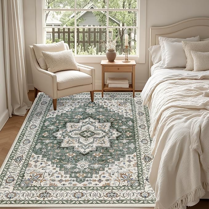 3x5 Area Rugs Living Room: Washable Rug - Image 3