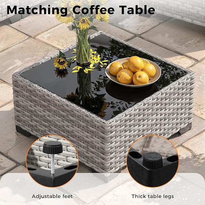 10-Seat Modern Patio Furniture Set - Image 8