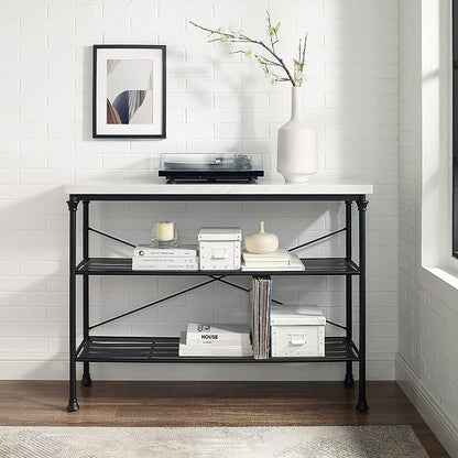 Crosley Furniture Madeleine Sofa Console Table - Image 11
