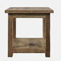 Jofran Reclamation Rustic Reclaimed Solid Wood Square End Table by Jofran+Inc.