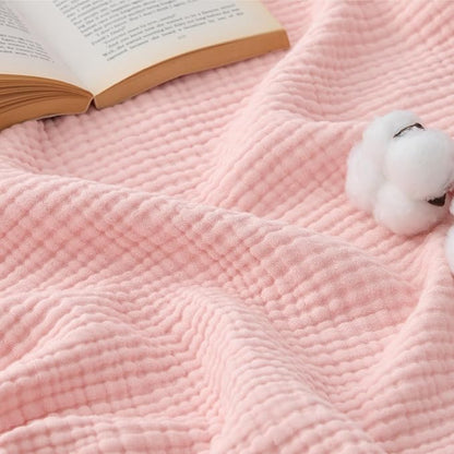 Bedsure 100% Cotton Muslin Blanket King Size by Unknown