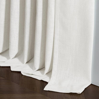 Beige White Pinch Pleated Extra Wide 108 Inch Long Curtains 100 Inch Wide | - Image 9