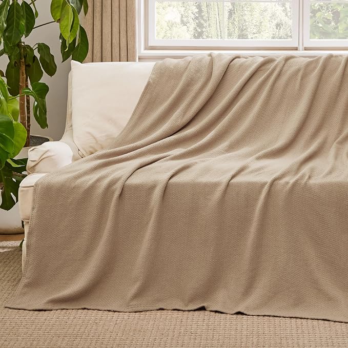 Bedsure GentleSoft 100% Cotton Blanket Twin XL Size - Image 5