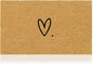Coir Welcome Mat, 17 x 29 in | 100% Natural Coir, Anti-Shedding, Durable PVC by AmaruDoorMats