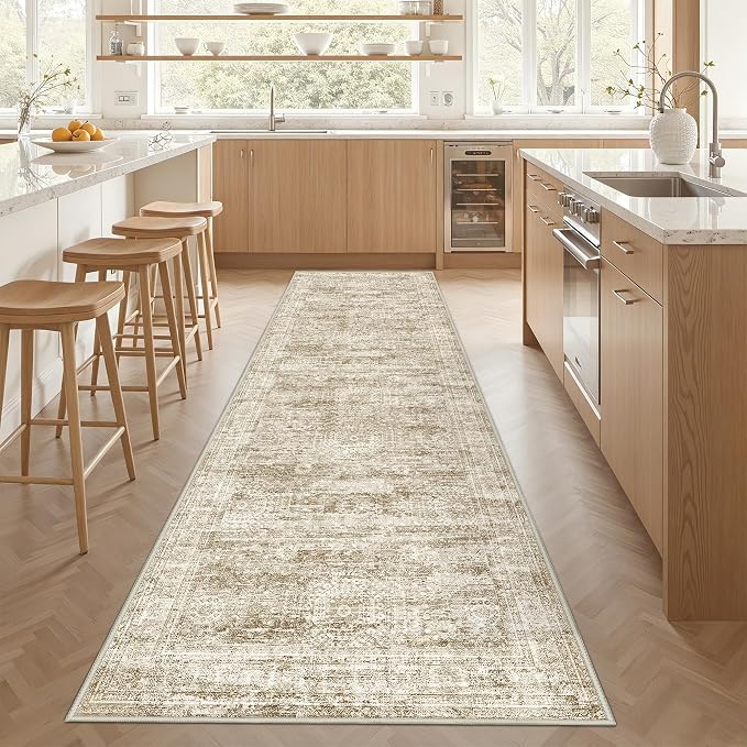 3x12 Runner Rug Non Slip, Washable Hallway Runner Rug, Living Room, Long Rug - Image 5