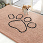 OLANLY Dog Door Mat for Muddy Paws 48x30, Paw Print Design Chenille Mud Mat | by OLANLY