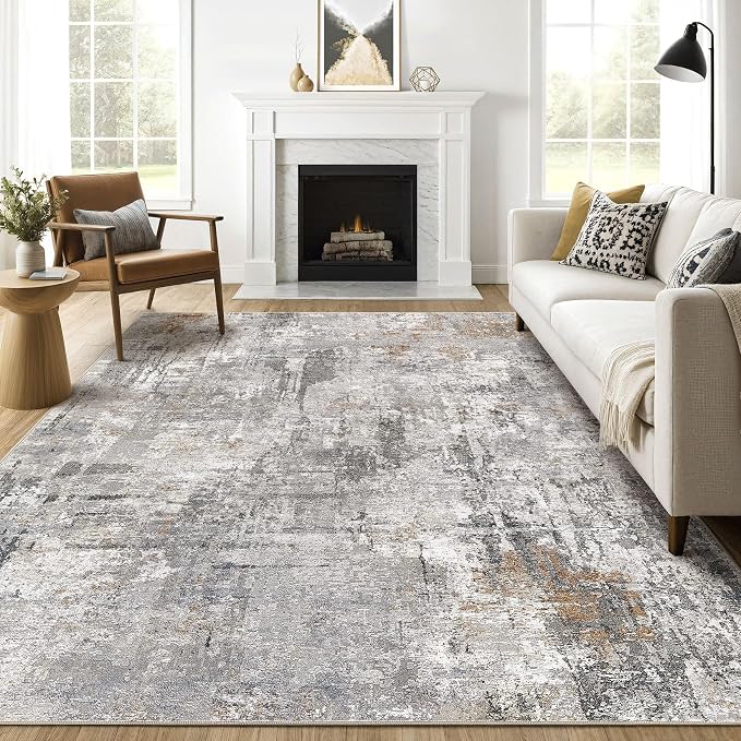 LOONGRUG 8x10 Area Rugs Washable Large Neutral Modern Living Room Rug | by LOONGRUG