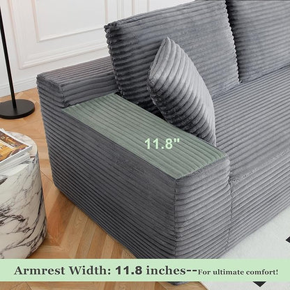 125" Oversized Sectional Couches - Image 4