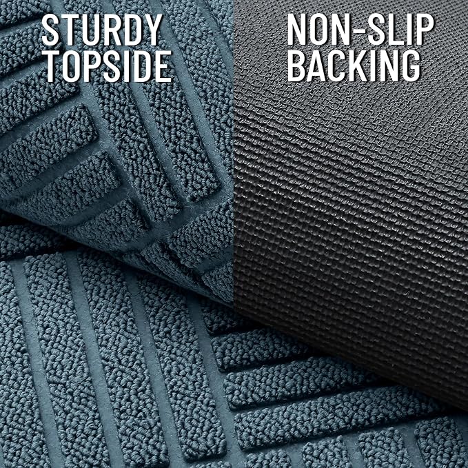 OLANLY Front Door Mat Outside Entrance 35x23, Waterproof Heavy-Duty Doormat | - Image 4