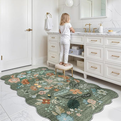 Washable 3x5 Entryway Area Rugs: Ultra Soft Low Pile Carpet - Image 4
