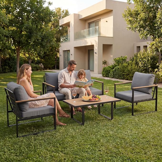 GarveeLife 4 Piece Outdoor Patio Furniture Set - Image 7