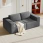 Vesgantti 80" Modular Sectional Sofa, Corduroy Cloud Couch by Vesgantti