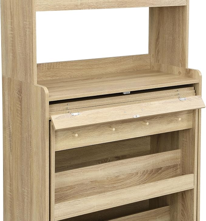 HRVEOCEI Folding Dining Tables for Small Spaces, Buffet Cabinet - Image 8