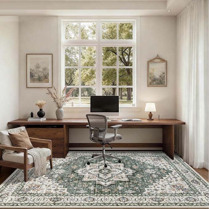 6x9 Area Rugs Living Room: Washable Rug - Image 6