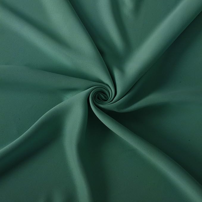 Green Blackout Curtains 34 x 84 Inch Length/Set of 2 Curtain Panels/Thermal - Image 5