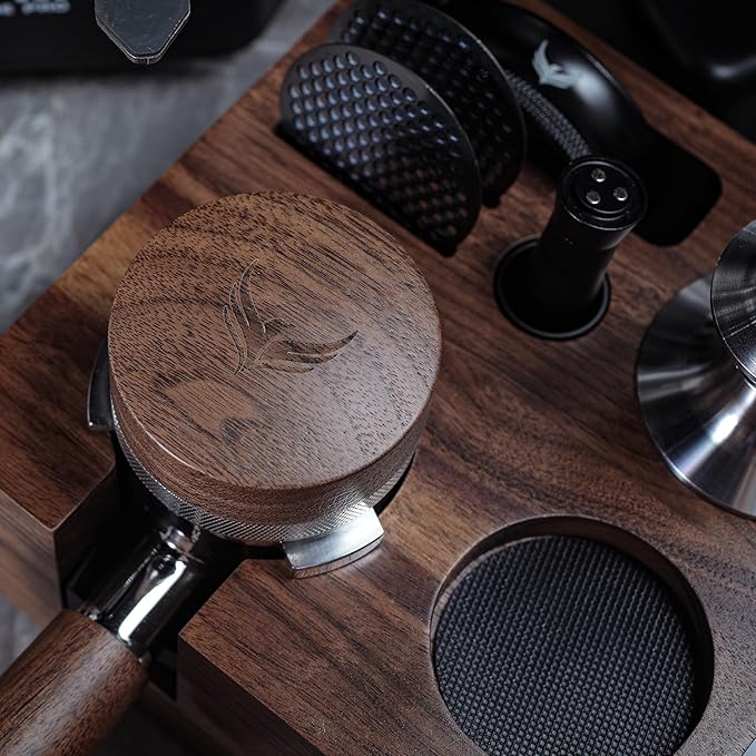 Breville Accessories 54mm Espresso Kit 6pcs Tamping Station, Coffee Tamper, Distributor Tool, Portafilter Funnel, Puck Screen and WDT Stirrer Tool