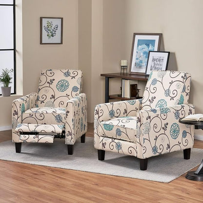 Christopher Knight Home Emmie Fabric Recliner, Light Beige - Image 2
