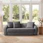 SICOTAS 90.6" Curved Convertible Sofa Couch Bed by SICOTAS